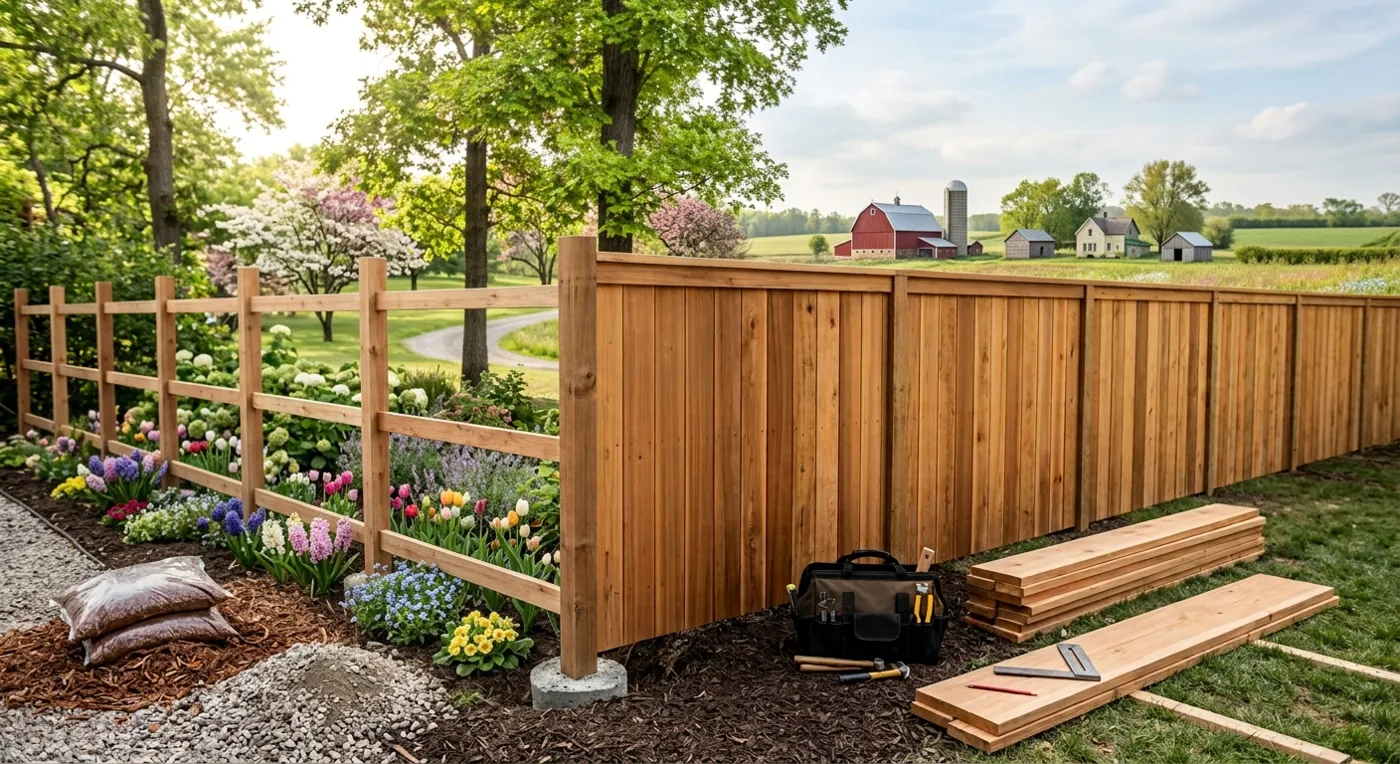 Wood & cedar fences